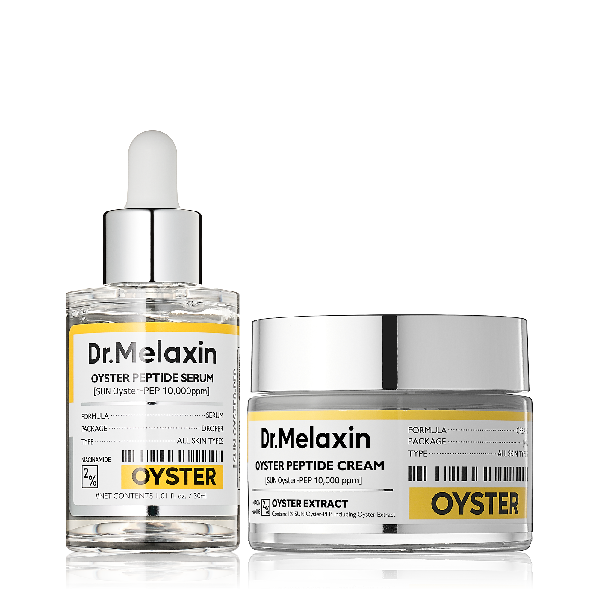 Oyster Pep-3 Renewal Serum & Cream Duo