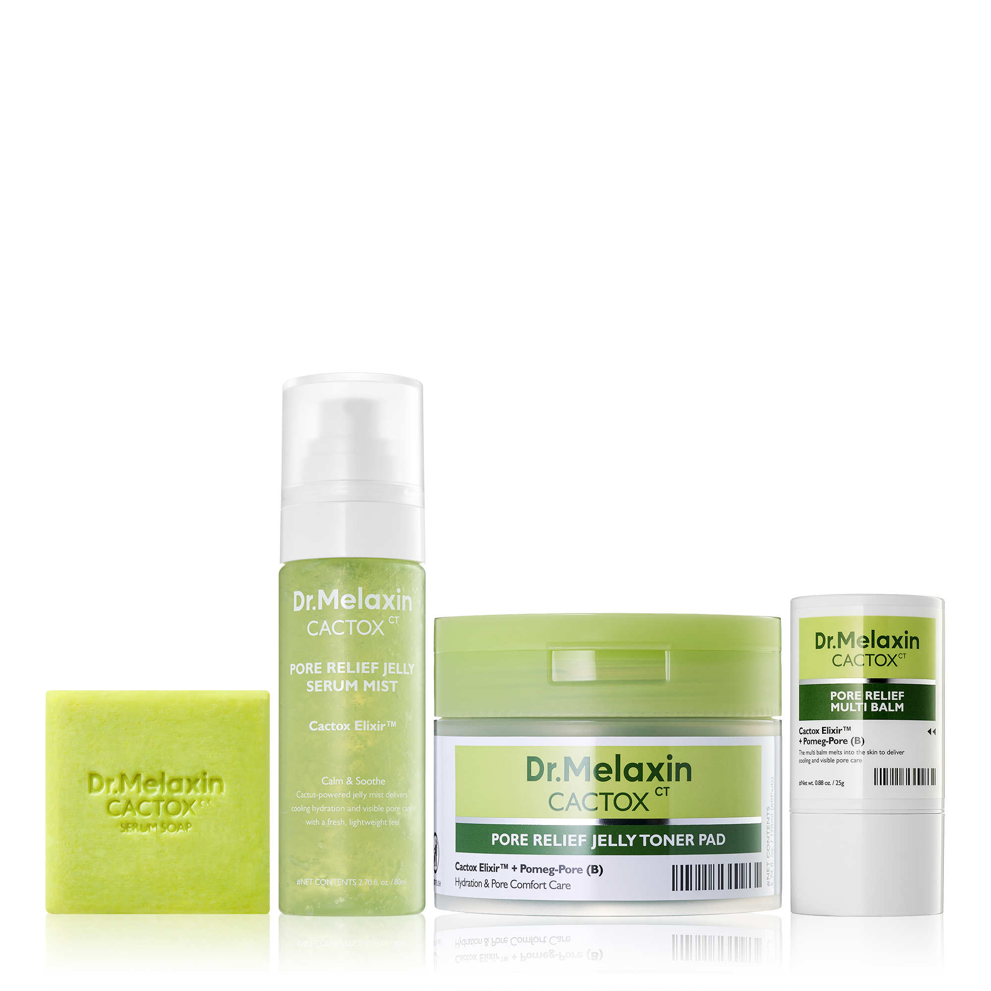 Cactox Deep Cleansing & Pore Care 4-Step Set
