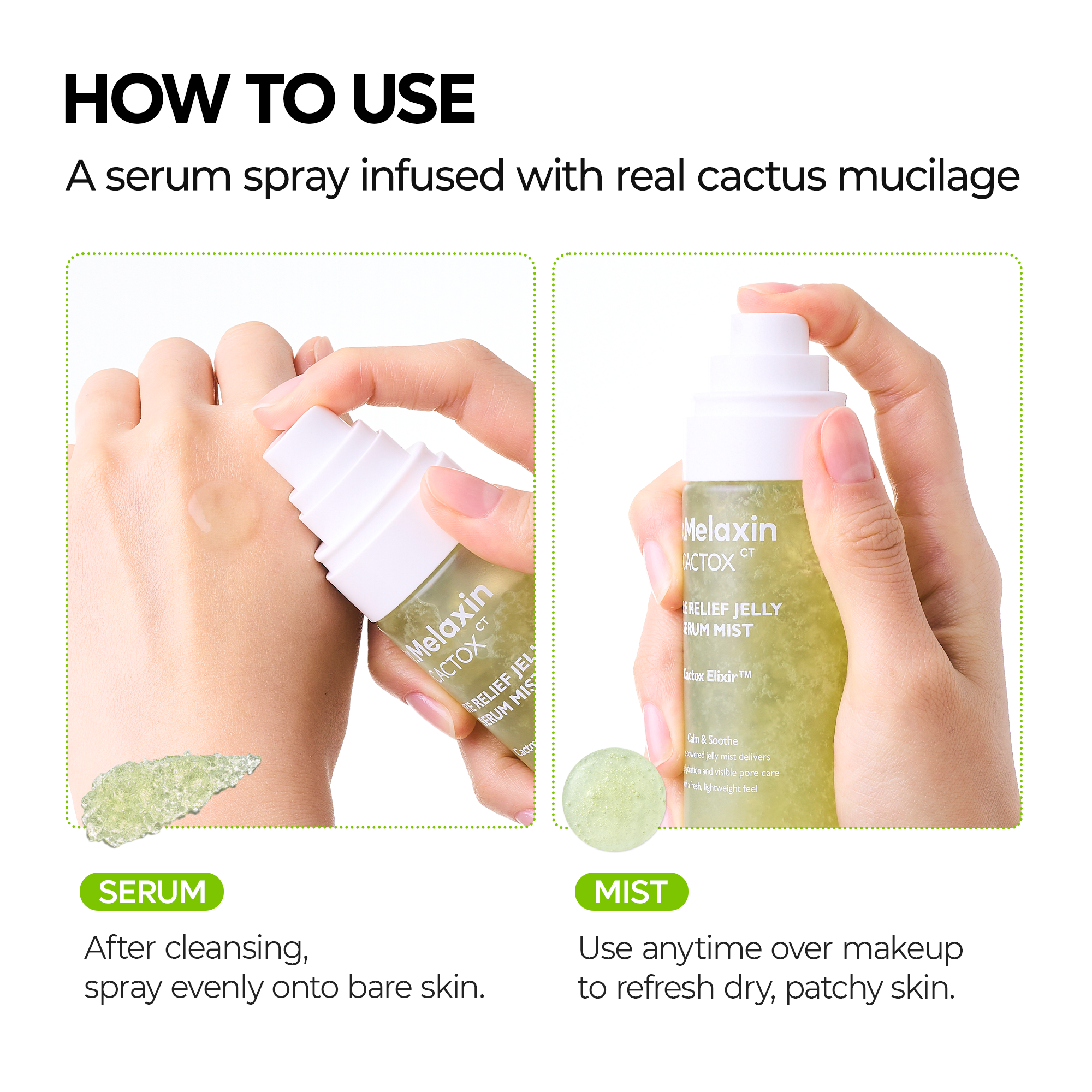 Cactox Pore Relief Jelly Serum Mist