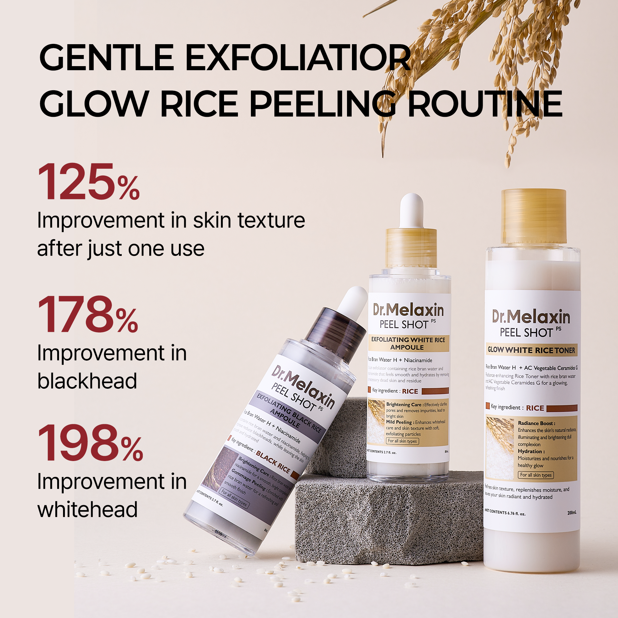 Peel Shot Rice Ampoule Duo