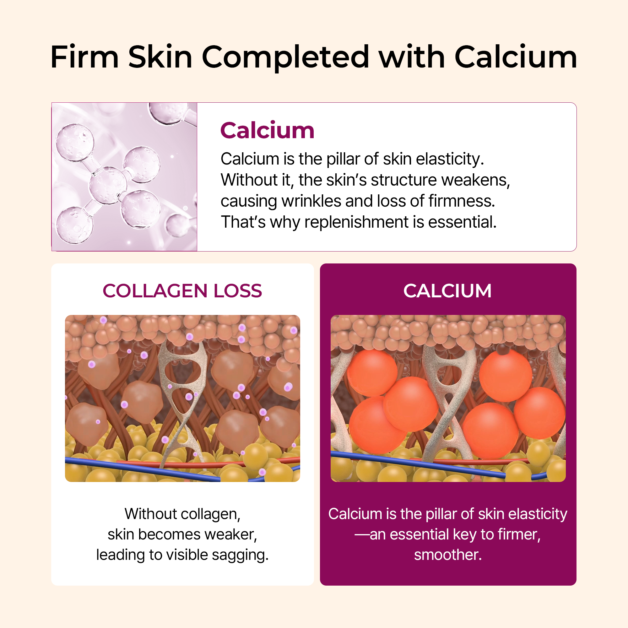 [TikTok Bestseller] Calcium Volume Multi Balm & Eye Patch 60ea