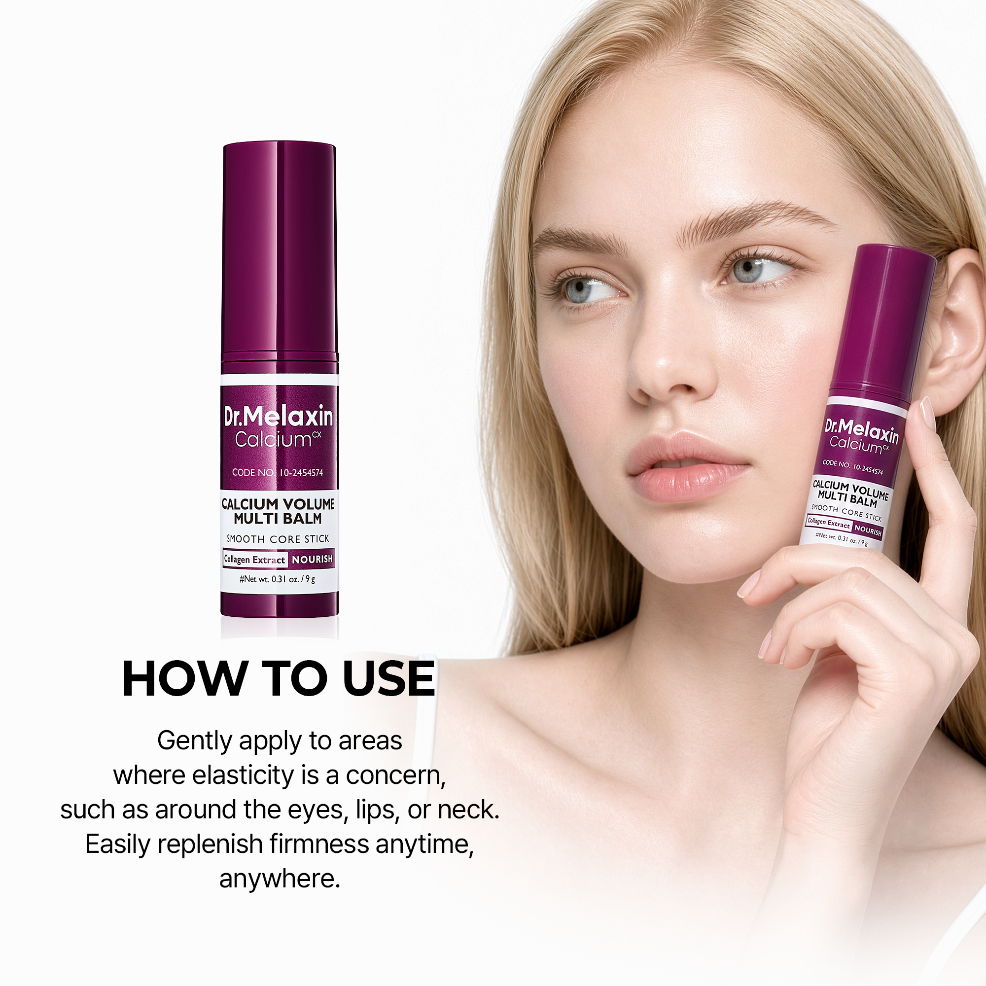 [TikTok Bestseller] Calcium Volume Multi Balm & Eye Patch 60ea