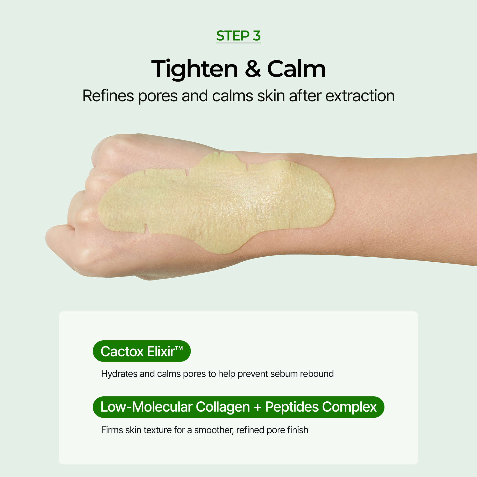 Cactox 3-Step Nose Mask Pack