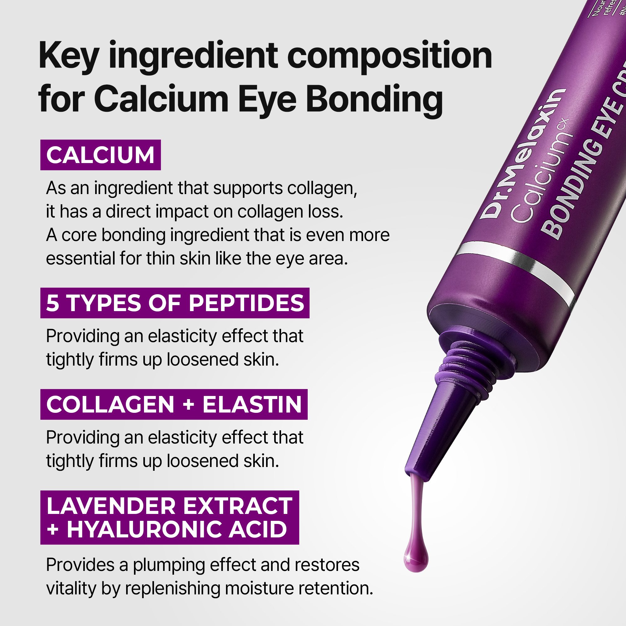 Calcium Bonding Eye Cream & Eye Patch 60ea