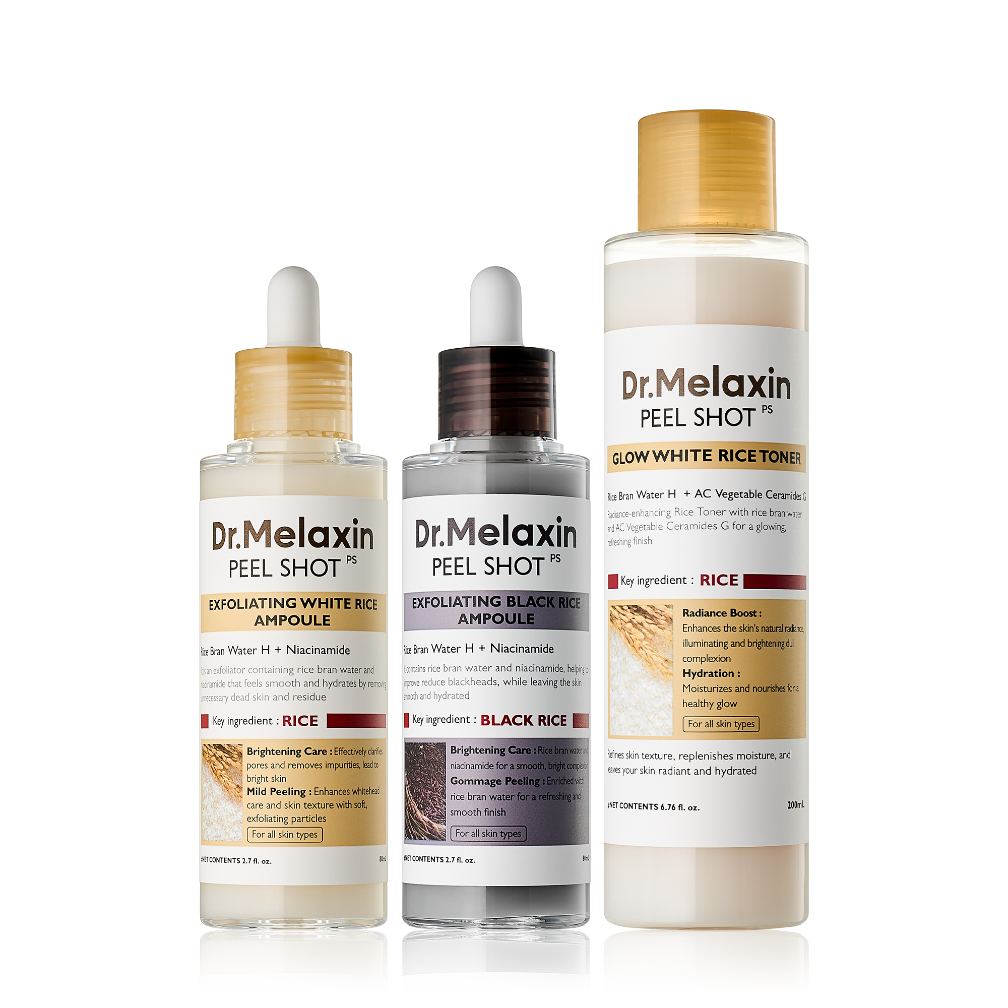 Peel Shot Exfoliating Glow Rice Line