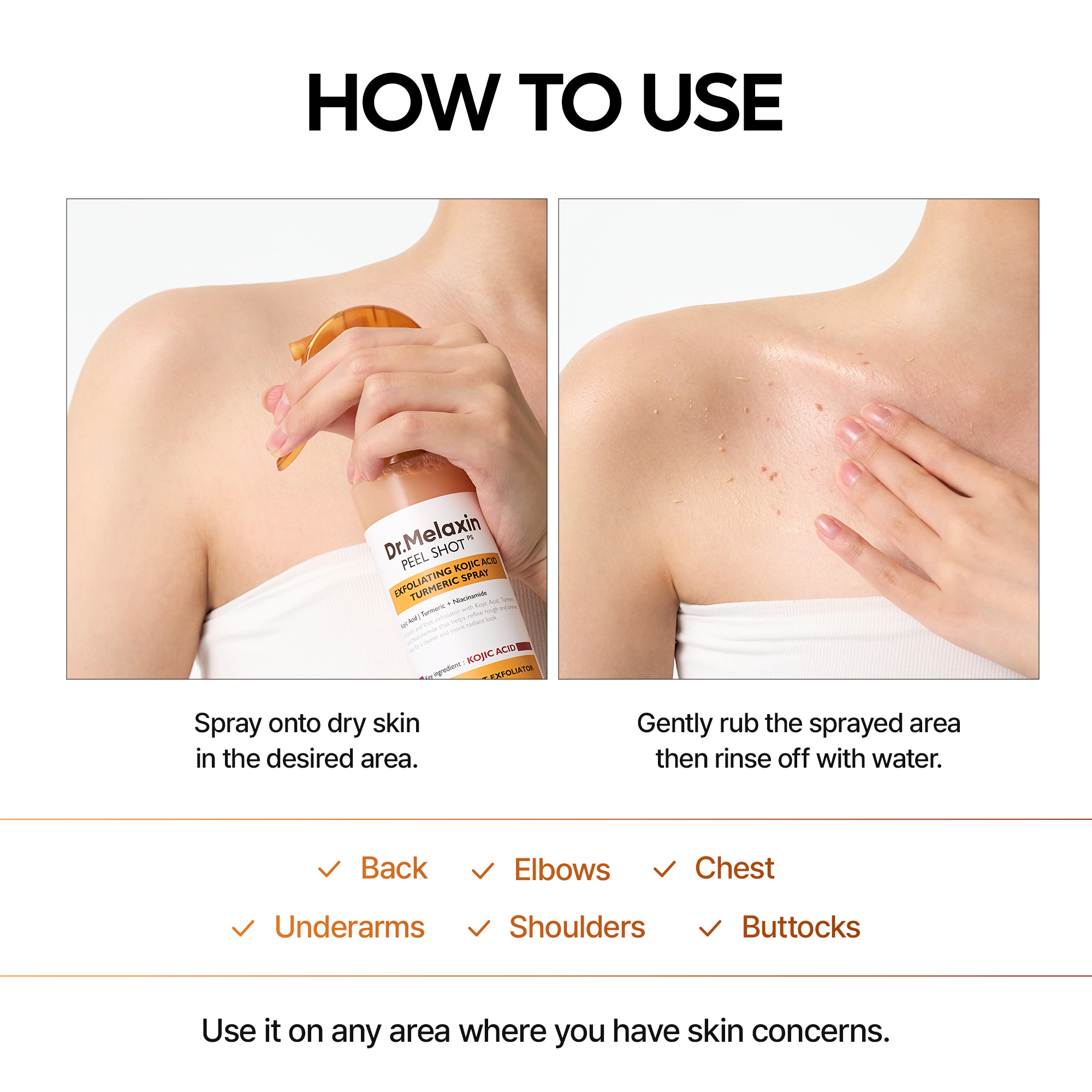 Peel Shot Glow Rice Ampoule Duo & Kojic Acid Duo