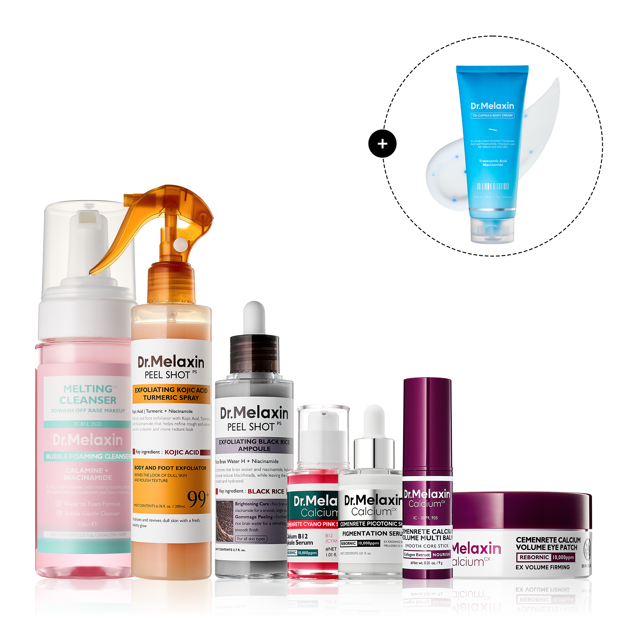 [Dr.Melaxin Exclusive] Radiant Blowout Routine Set — Body Glow Edition